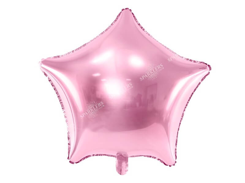 Ballon Étoile métallique Rose 48cm