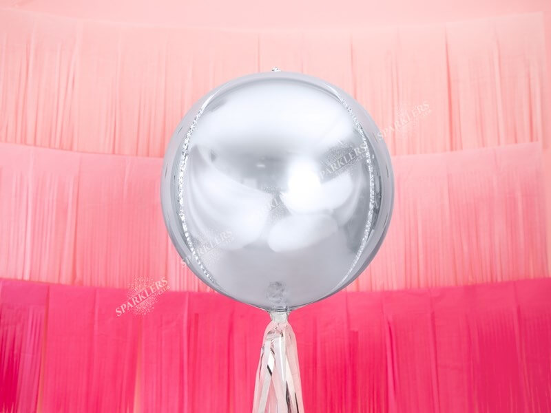 Palloncino Cifra 0 Rayher – Colore Argento – Diametro 40 Cm – Confezione Singola