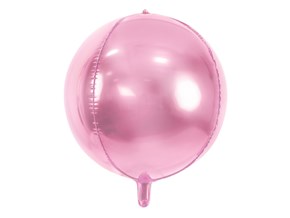Ballon gonflable aluminium numéro - 6 - rose fuchsia holographique
