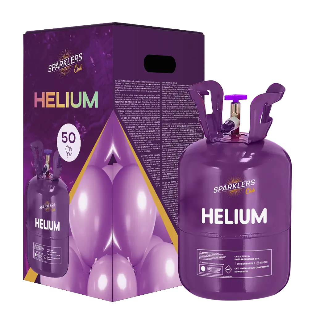 BOUTEILLE HELIUM POUR BALLON 100 - Grande Bouteille Helium Jetable (2x50) -  Bouteille Helium 100 Ballons - Gaz Helium pour 100 Ballon : :  Cuisine et Maison