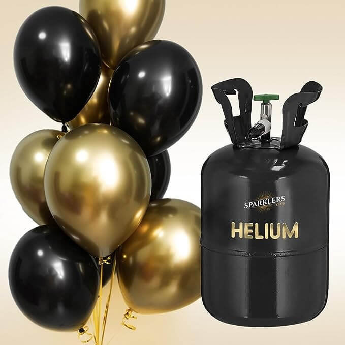 Bouteille D'Hélium Jetable 50 Ballons - 0,42m3 - Pour Anniversaire, Mariage, Fête - Livraison Rapide - Sparklers Club