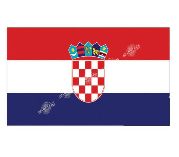 La Croatie Bâton Drapeau Drapeaux Drapeaux Stock drapeau 30x45cm