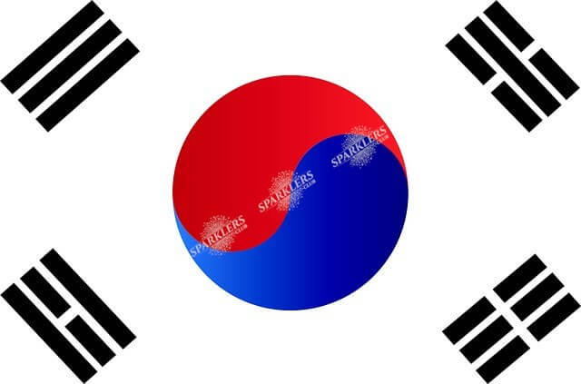 S dkorea Flagge 90x150cm Sparklers Club s-dkorea-flagge-90x150cm-sparklers-club
