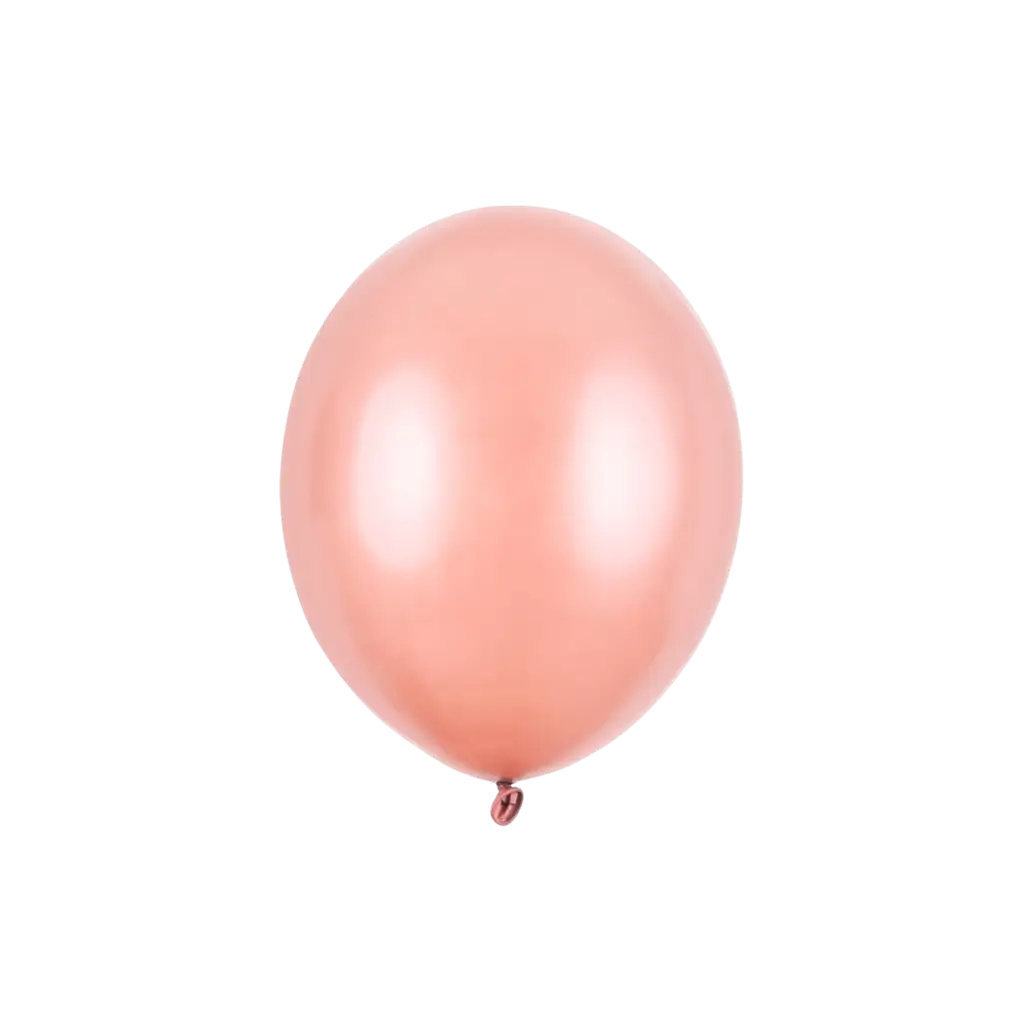 Lot de 100 Ballons Or Rose métallique