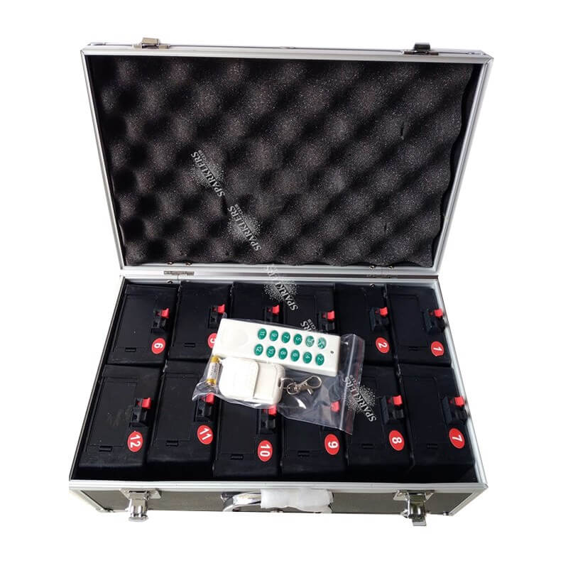 Kit de tir 12 stations pour jets de scène 