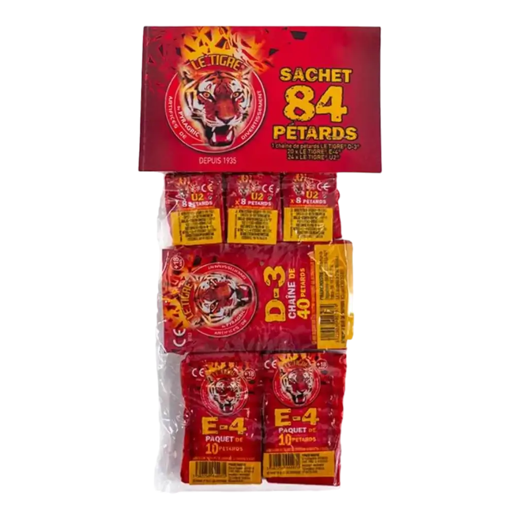 SACHET LE TIGRE® N°1 (84 Pétards)