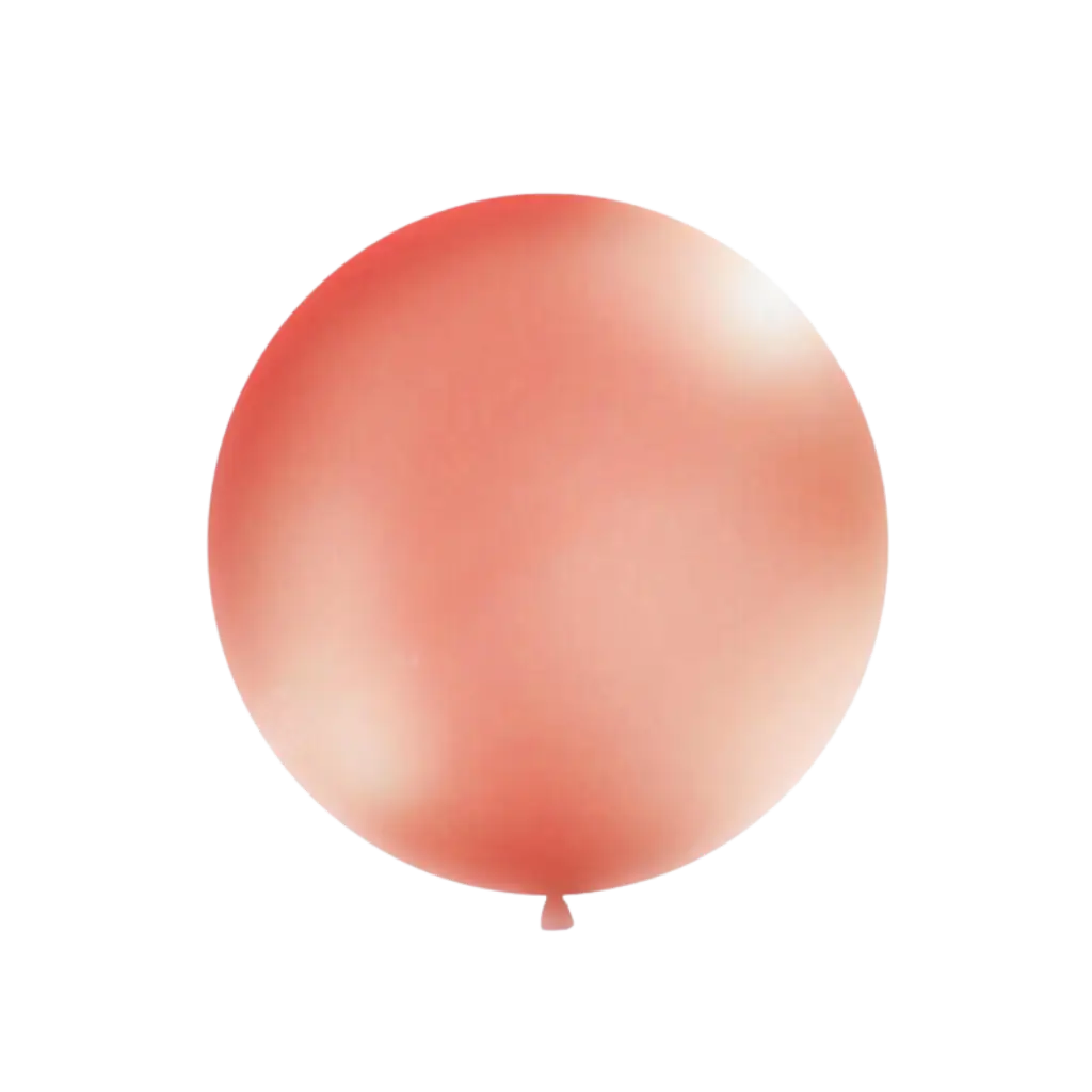 Ballon géant 100cm Or Rose Métallique 