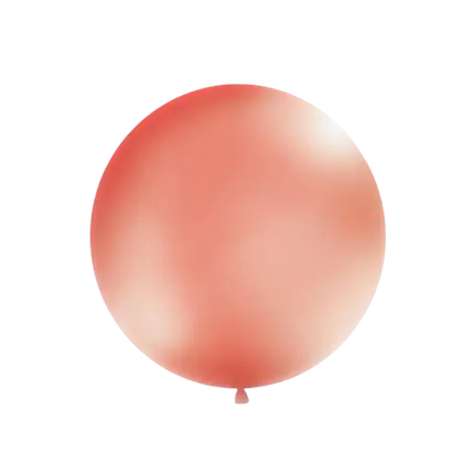 Ballon géant 100cm Or Rose Métallique 