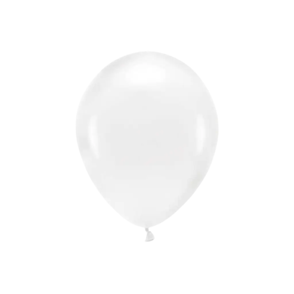 Lot de 100 Ballons de Baudruche Biodégradable Transparents 
