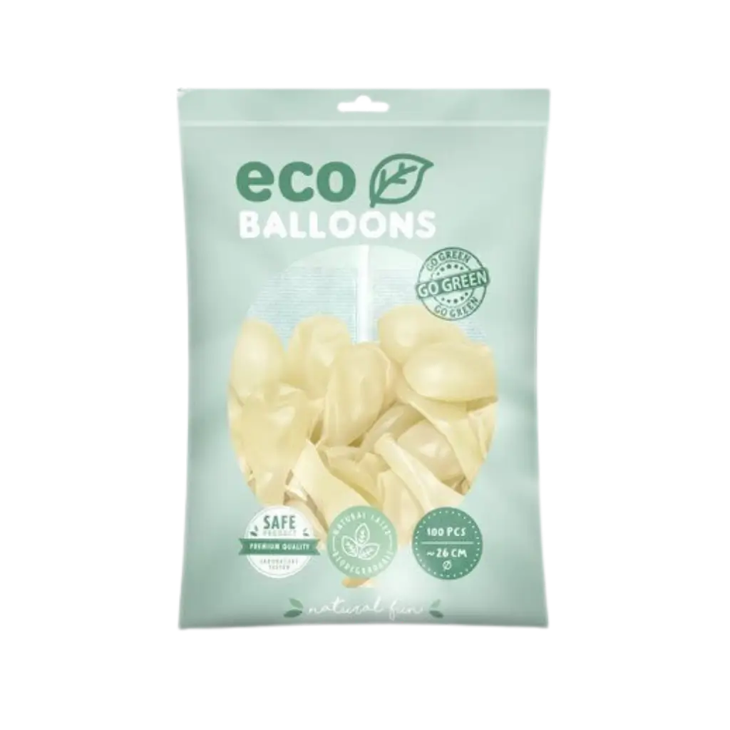 Lot de 100 Ballons de Baudruche Biodégradable Transparents 