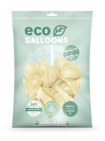 Lot de 100 Ballons de Baudruche Biodégradable Transparents 