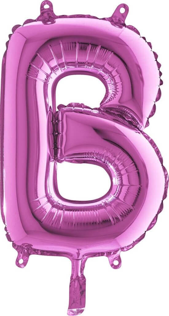 Ballon Lettre B Rose - 35cm