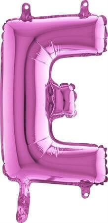 Ballon Lettre E Rose - 35cm