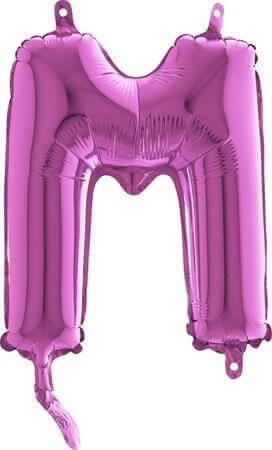 Ballon Lettre M Rose - 35cm