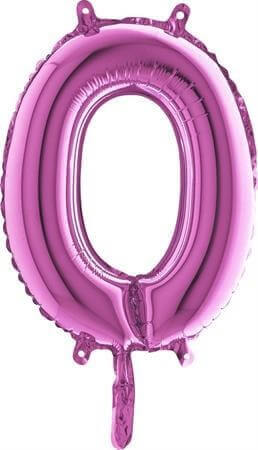 Ballon Lettre O Rose - 35cm