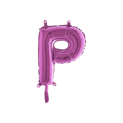 Ballon Lettre P Rose - 35cm