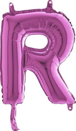 Ballon Lettre R Rose - 35cm