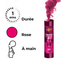 Fumigène Rose – Fumigènes à main de couleur Rose - Sparklers Club