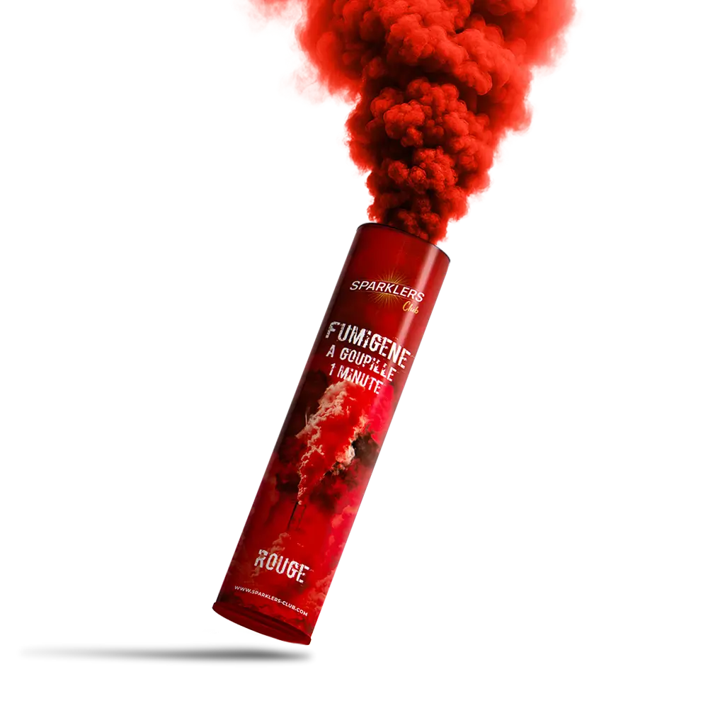 Fumigène à main Goupille 1 minute Rouge 