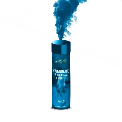 Fumigène à main Goupille 1 minute Bleu