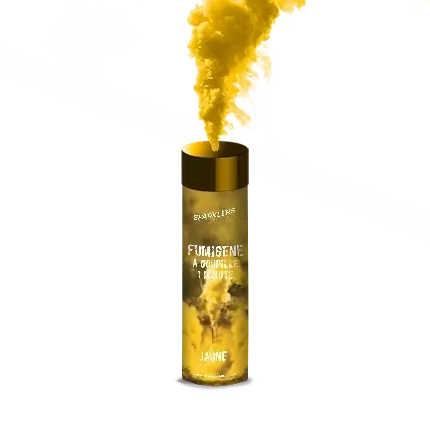 Fumigène à main Goupille 1 minute Jaune