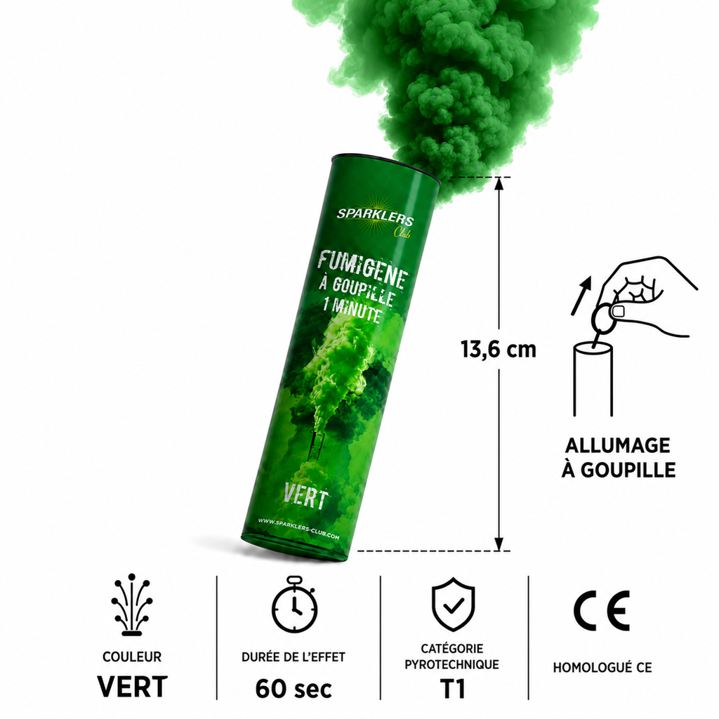 fumigène-vert