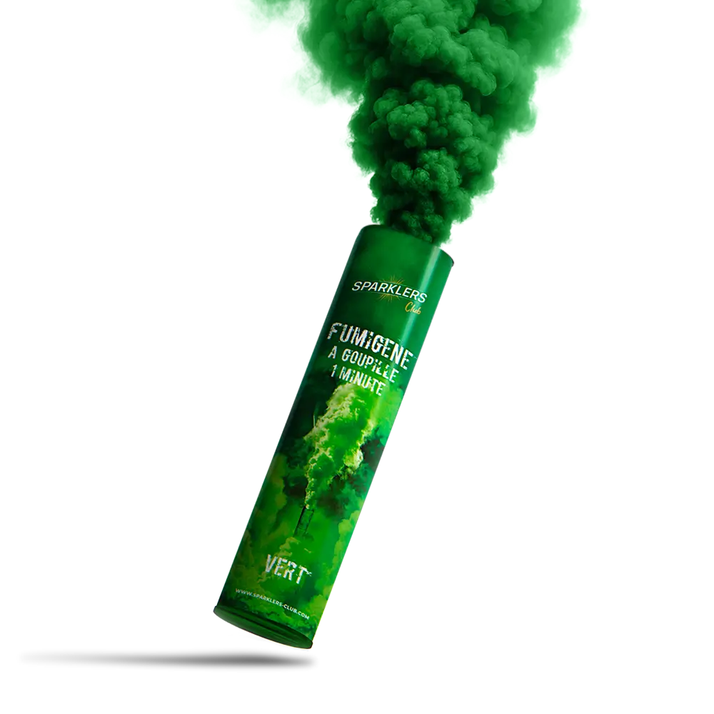 Fumigène à main Goupille 1 minute Vert