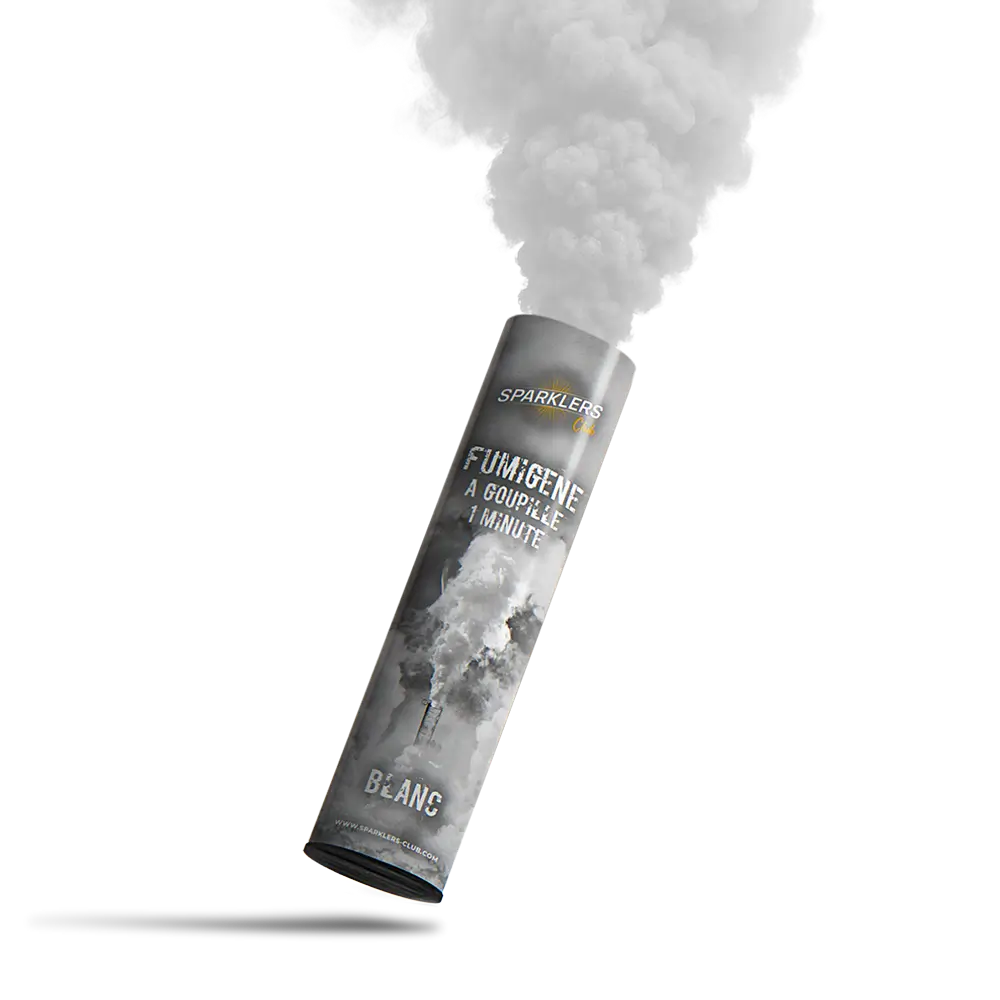 Fumigène à main goupille 1 minute Blanc