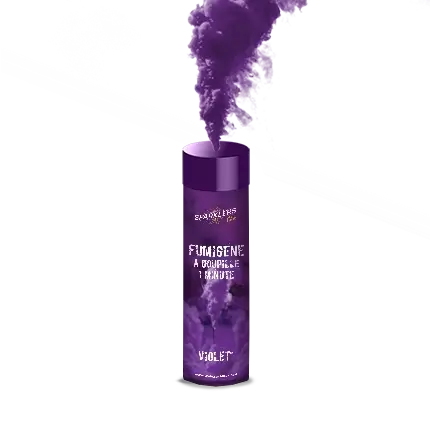 Fumigène à main goupille 1 minute Violet
