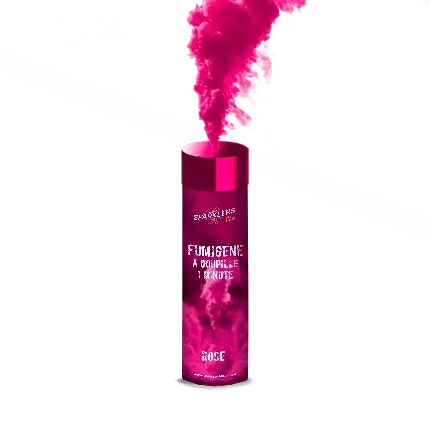 Fumigène à main Goupille 1 minute Rose