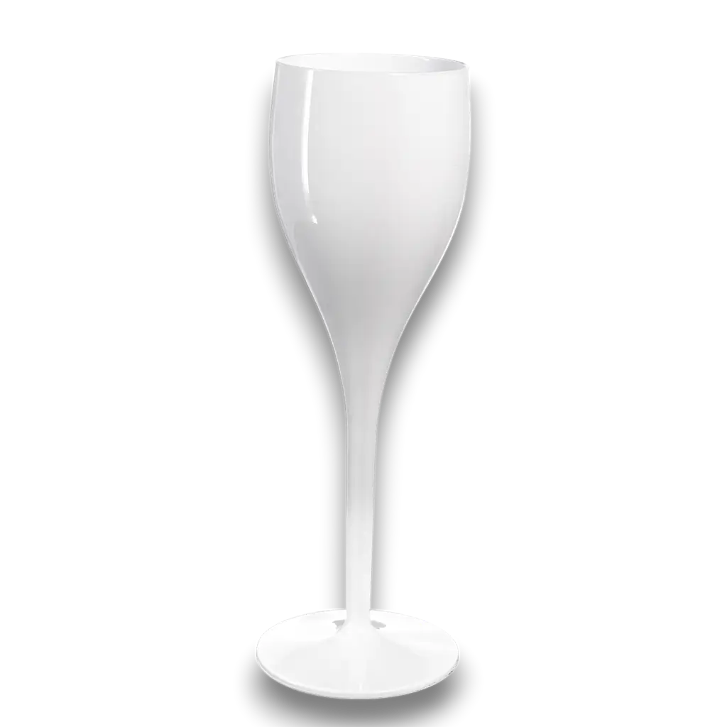Flûte à Champagne Blanche 12cl 