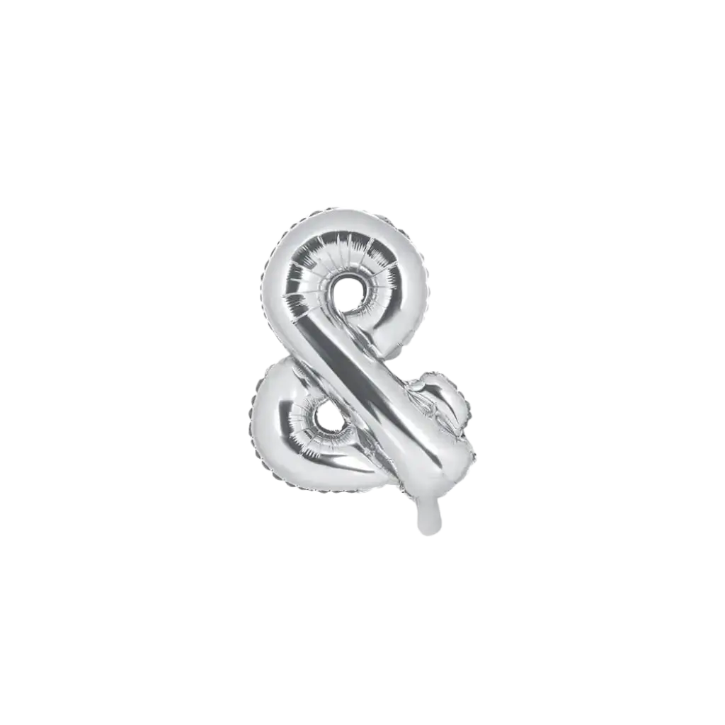 Ballon &amp; Argent 35cm