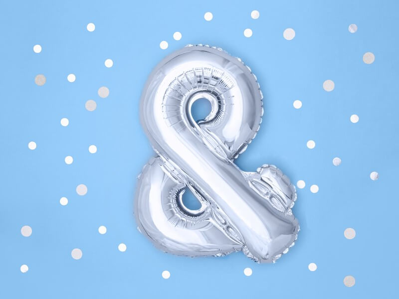 Ballon & Argent 35cm