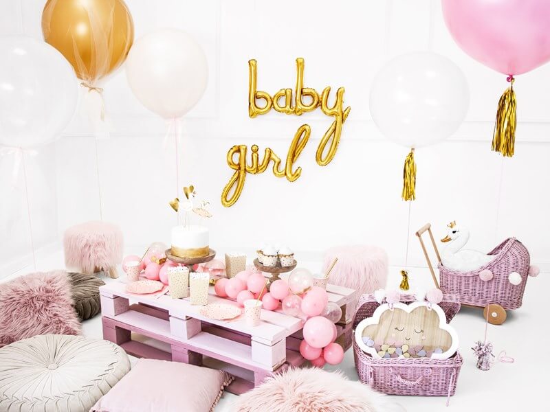 Ballon Métallique Baby Or 73x75cm