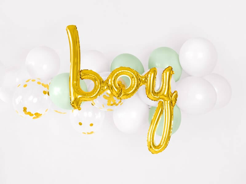 Ballon Métallique Boy Or 73x75cm