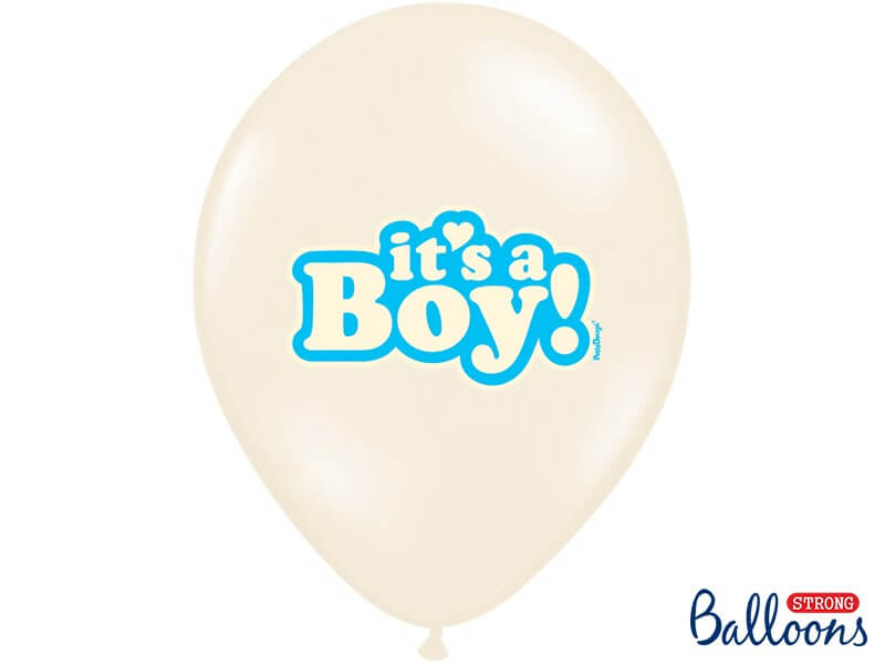 Lot de 6 ballons "It's a Boy" Mix