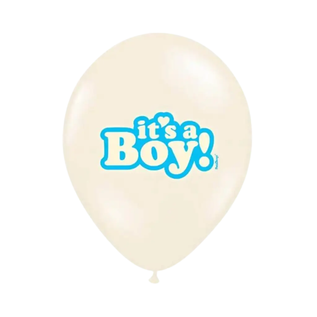 Lot de 6 ballons "It's a Boy" Mix