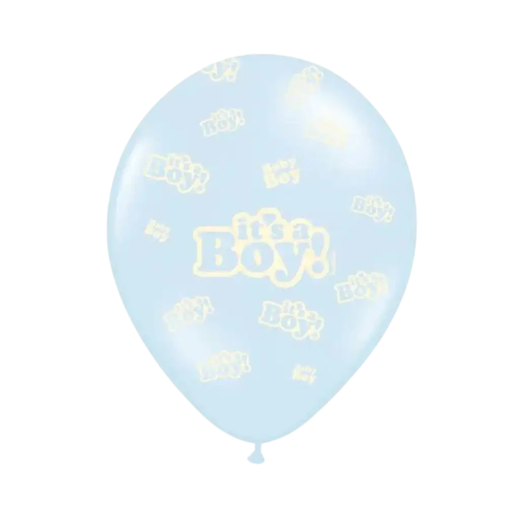 Lot de 6 ballons It&#39;s a Boy Mix