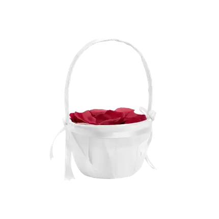 Panier de Mariage pour pétales de roses