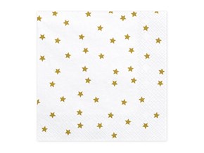 serviette papier étoile doré x20 Opjet 16419