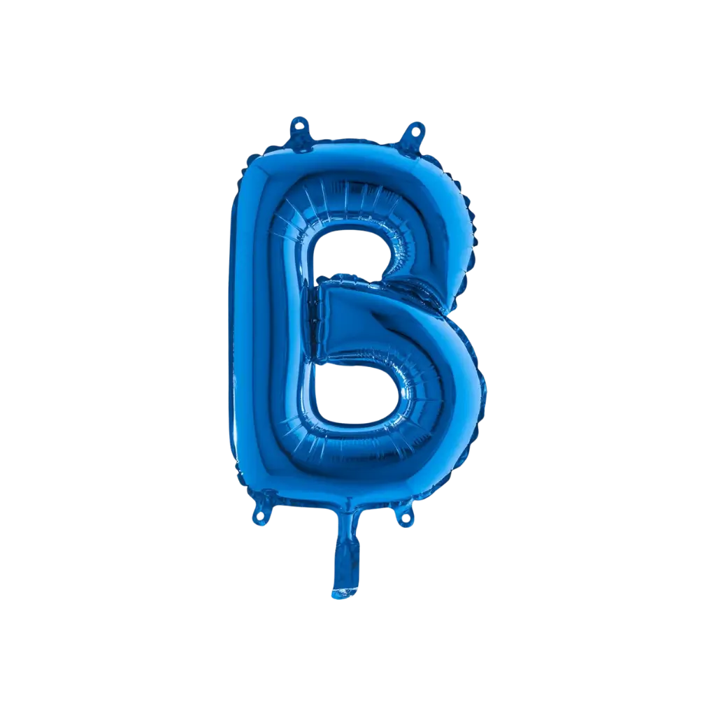 Ballon Lettre B Bleu - 35cm