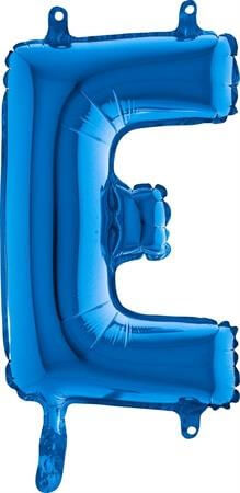 Ballon Lettre E Bleu - 35cm