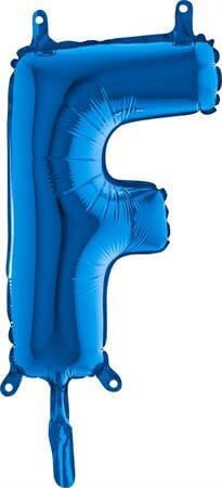 Ballon Lettre F Bleu - 35cm