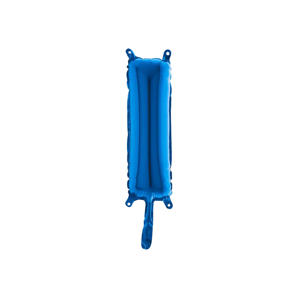 Ballon Lettre I Bleu - 35cm