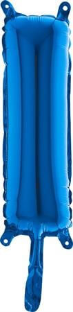 Ballon Lettre I Bleu - 35cm