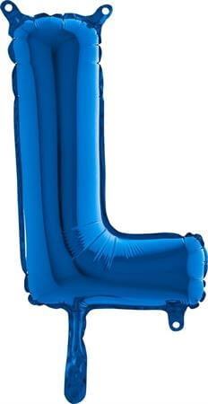Ballon Lettre L Bleu - 35cm