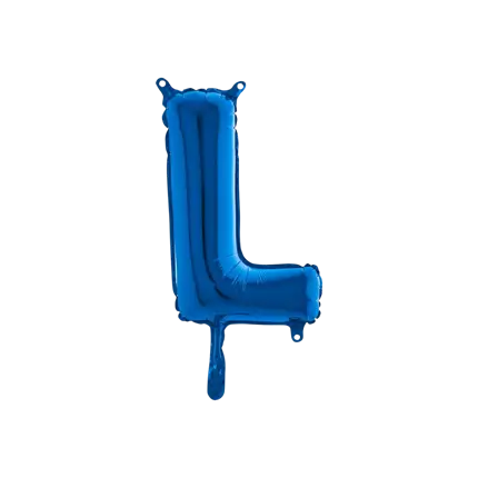 Ballon Lettre L Bleu - 35cm