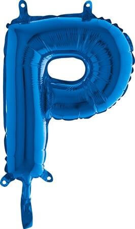 Ballon Lettre P Bleu - 35cm