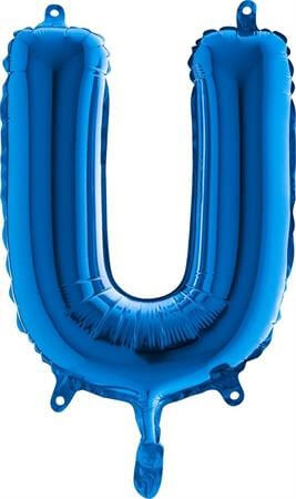 Ballon Lettre U Bleu : Ballon lettre bleu sur Sparklers Club