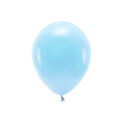 Lot de 100 Ballons de Baudruche Biodégradable Bleu Clair